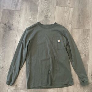 Carhartt green long sleeve